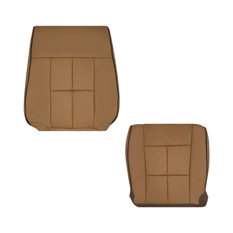 2011-2014 Lincoln Navigator Replacement Leather or Syn. Leather Seat Covers: Perforated, Canyon Tan