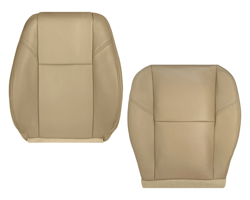 2009-2014 Cadillac Escalade Perforated Seat Cover in Light Cashmere Tan: Choose From Variation - Auto Seat Replacement