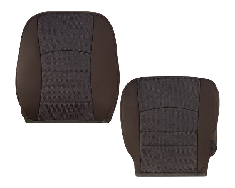 2013 - 2018 Dodge Ram 1500 2500 SLT Outdoorsman Cloth Seat Covers In Brown - Auto Seat Replacement
