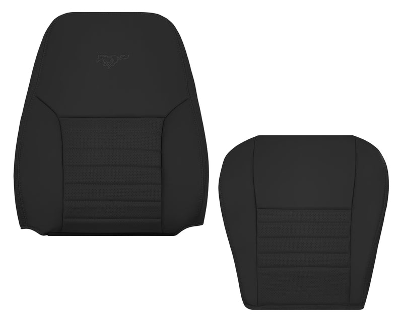1999-2004 Ford Mustang GT Convertible Replacement Seat Cover in Dark Charcoal Black: Choose From Variation