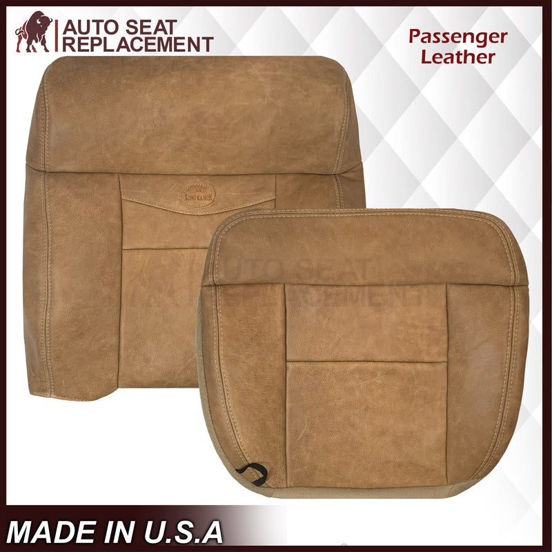 2005 2006 2007 2008 Ford F150 King Ranch New Front GENUINE LEATHER Seat Covers