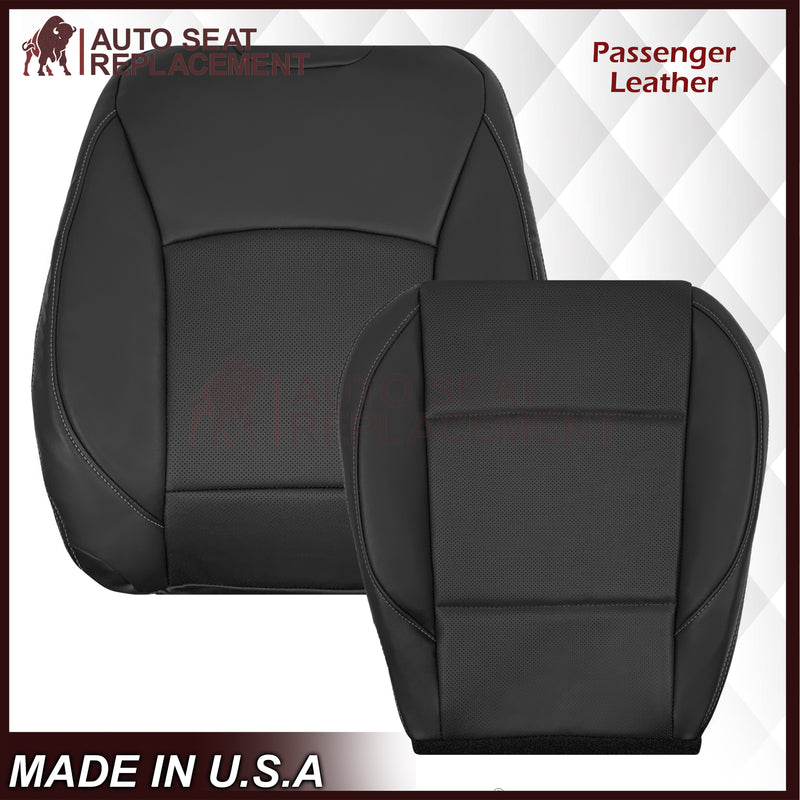 2015-2019 Subaru Outback LIMITED Replacement Leather Seat Covers: Perforated, Black - Auto Seat Replacement