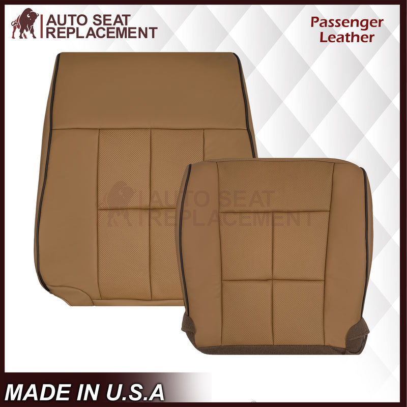 2011-2014 Lincoln Navigator Replacement Leather or Syn. Leather Seat Covers: Perforated, Canyon Tan