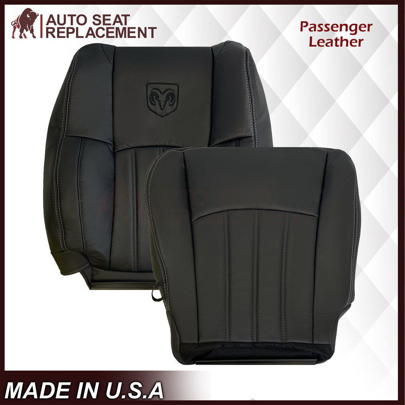 2009 - 2012 Dodge Ram 1500 2500 3500 Laramie Replacement Seat Covers in Dark Slate (Dark Gray)