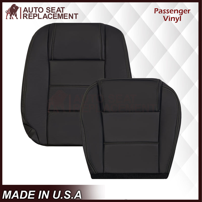 2005-2009 Ford Mustang Coupe GT V6 Leather Replacement Seat Covers in Black