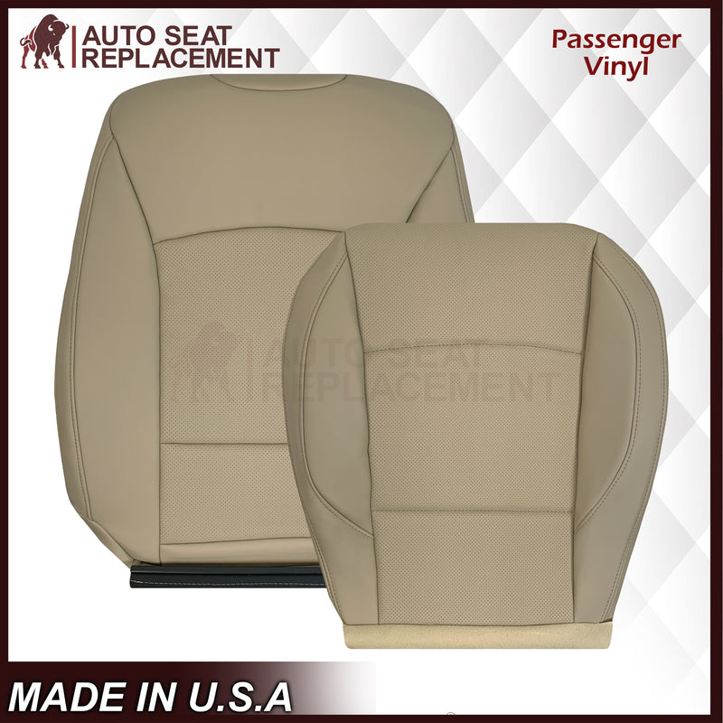 2015-2019 Subaru Outback Legacy Limited Replacement Synthetic Leather Seat Covers: Perforated, Ivory Tan