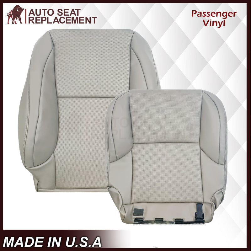 2010-2021 Lexus GX460 Replacement Perforated Synthetic Leather Seat Cover: Ecru “Off-White/Cream” Perforated