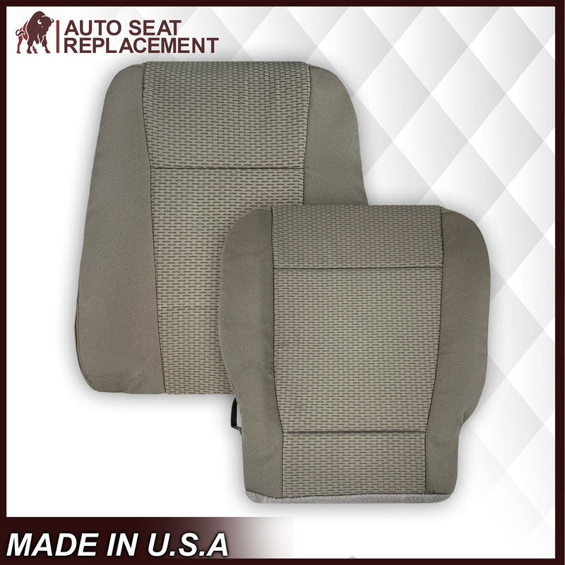 2015-2020 Ford F150 XLT GRAY Cloth Seat Cover Replacement
