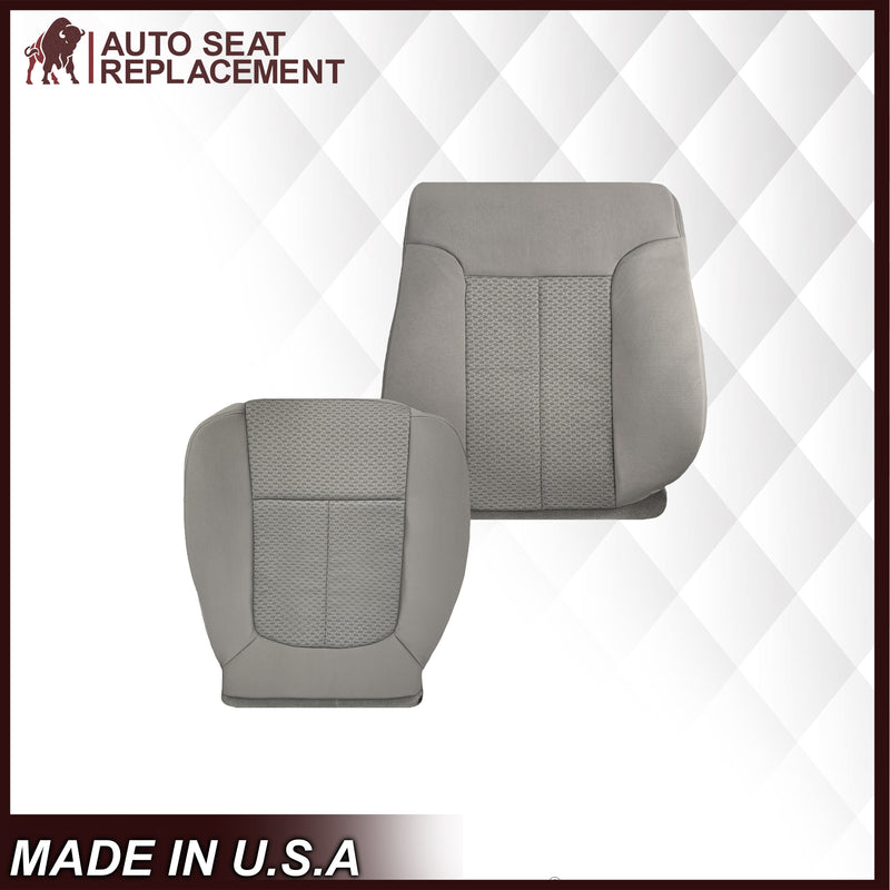 2009 2010 Ford F150 XLT Driver Or Passenger Bottom Replacement Seat Cover Gray