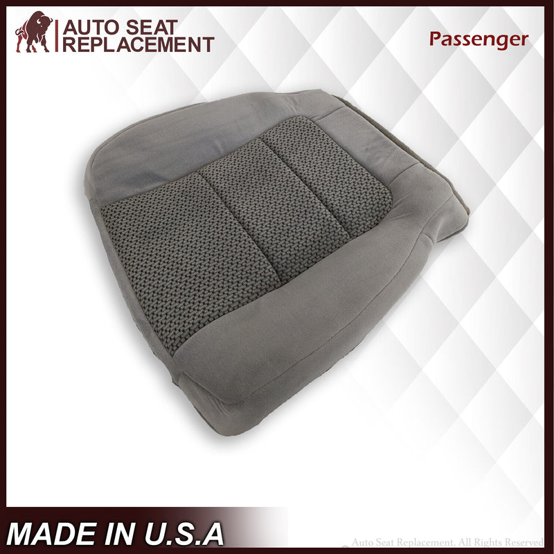 2001 Ford F250 F350 XLT Extended Quad Cab Gray Cloth Seat Cover