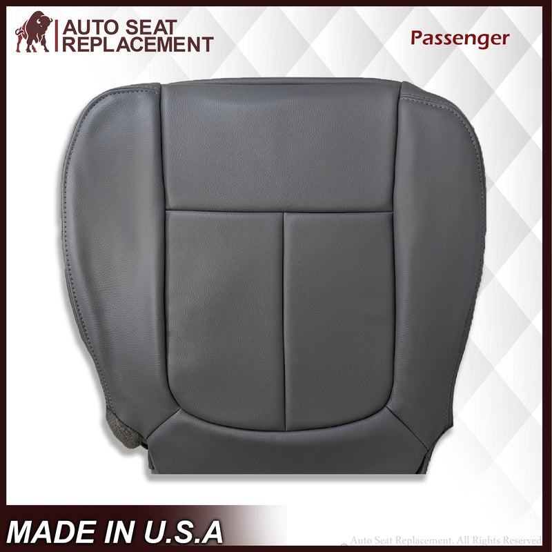 2009 2010 2011 Ford F150 Lariat Crew Cab Replacement Seat Cover Steel Gray Choose: Leather or Vinyl