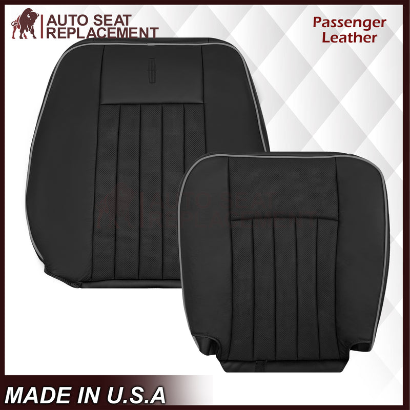 2003 - 2006 Lincoln Navigator Replacement Seat Covers in Black: Choose Genuine Leather or Vinyl - Auto Seat Replacement