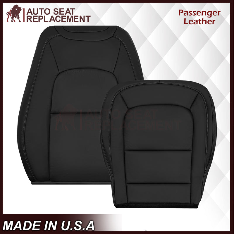 2015-2022 Chevy Colorado LT ZR2 LTZ LS Replacement Seat Covers In Black: Choose In Leather or Vinyl