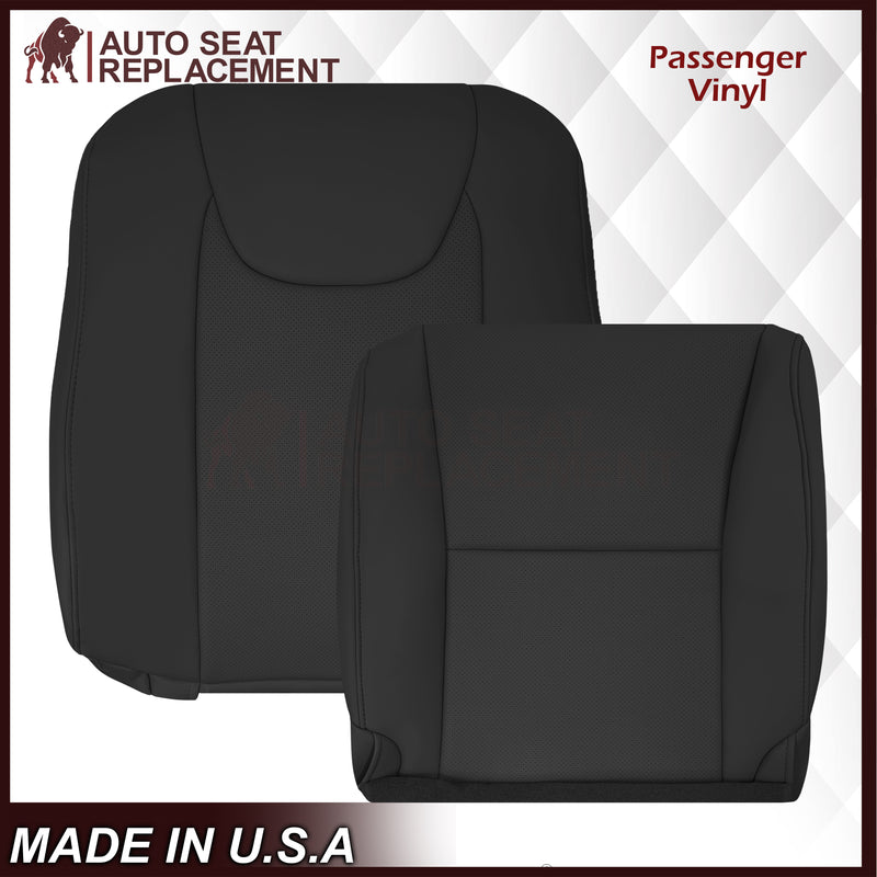 2010-2015 Lexus RX350 RX450H Replacement Synthetic Leather Seat Covers: Black Perforated