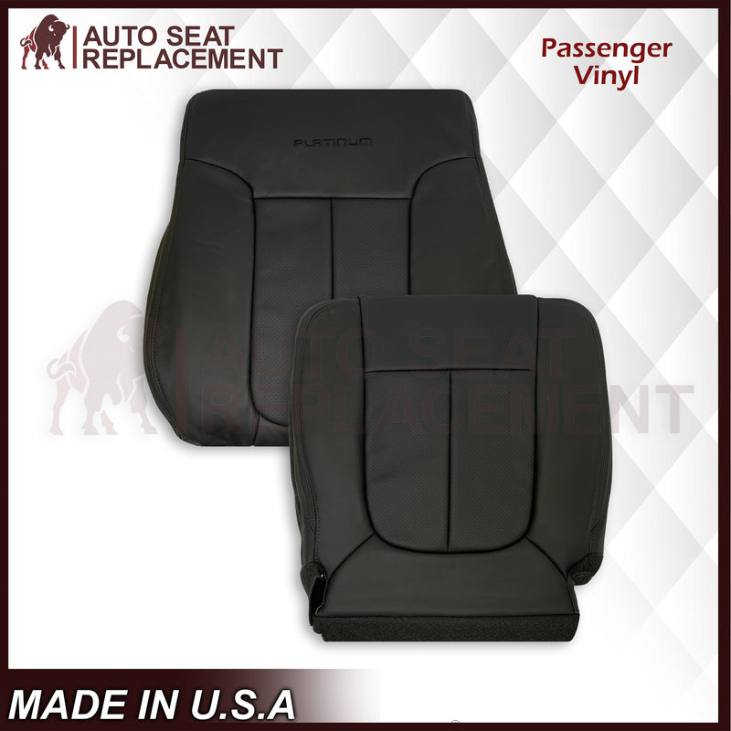 2009 - 2014 Ford F150 PLATINUM EDITION Perforated Leather or Vinyl Seat Covers