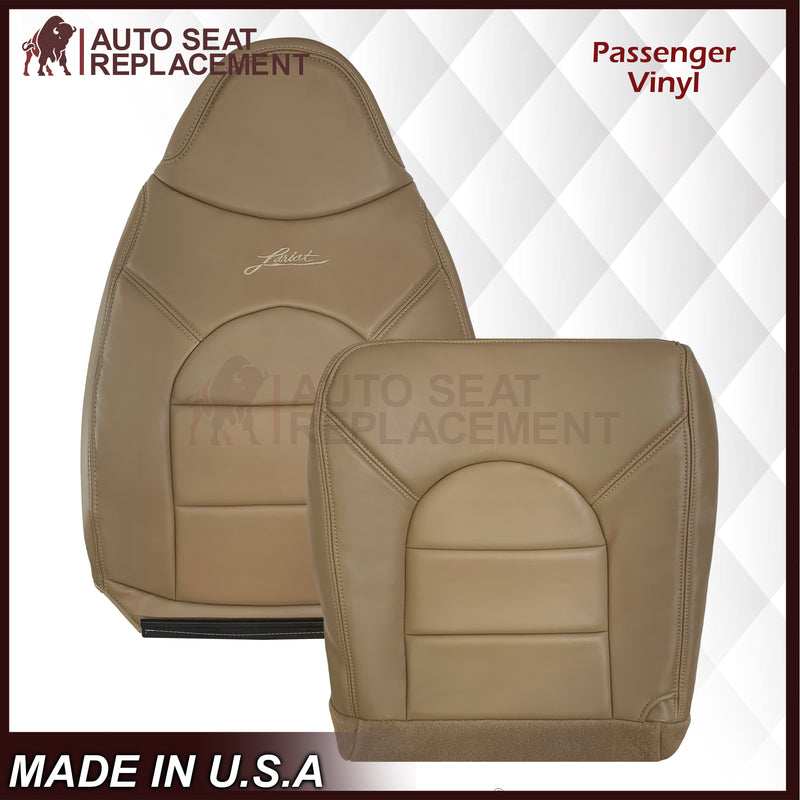 1998-1999 Ford F250 F350 Lariat Super Duty Replacement Seat Cover In Prairie "Tan" - Auto Seat Replacement