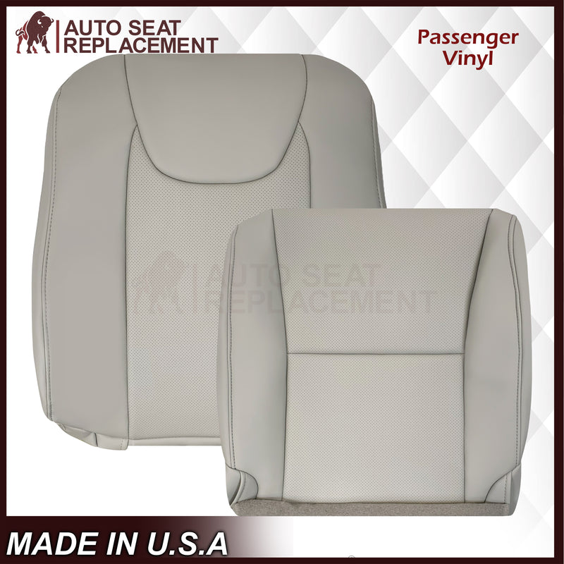 2010-2015 Lexus RX350 RX450H Replacement Synthetic Leather Seat Covers: Gray Perforated