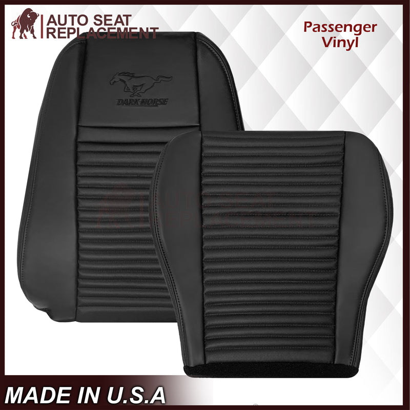 2003-2004 Ford Mustang Mach 1 ONE Replacement Leather Seat Cover in Ebony Black: Choose From Variation - Auto Seat Replacement