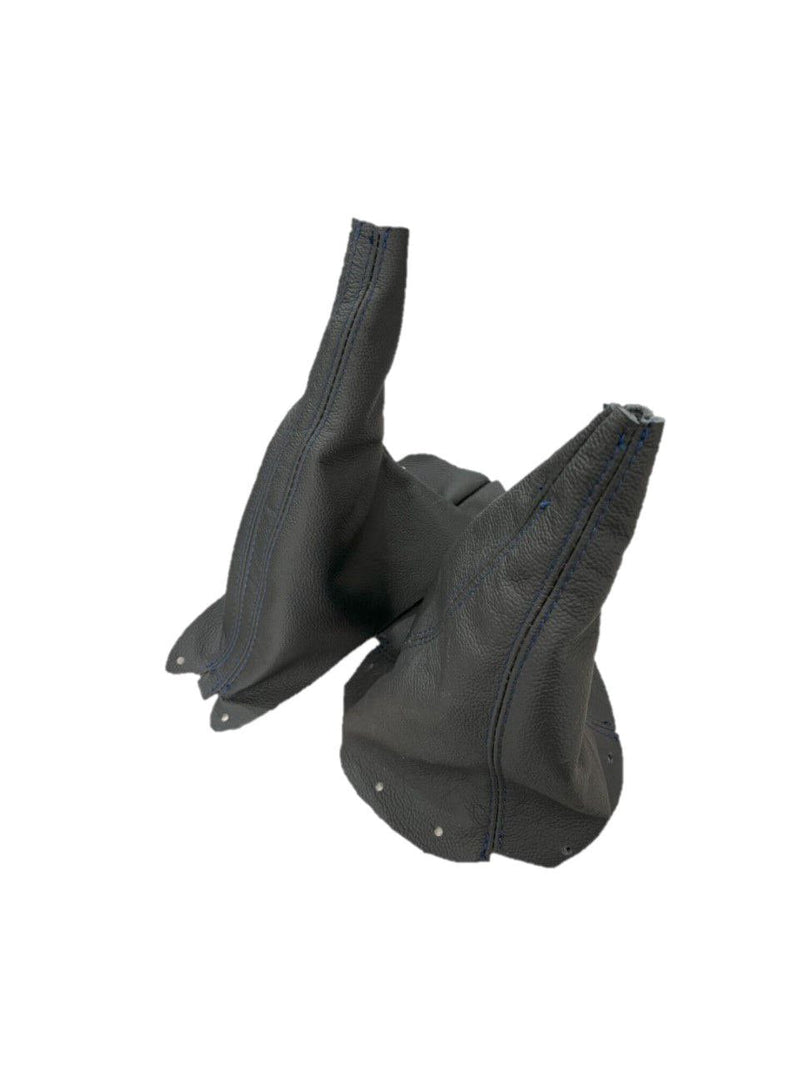 1994-2004 Ford Mustang GT-2001 Bullitt Genuine Real Leather Shift & Parking Brake Boot Cover - Auto Seat Replacement