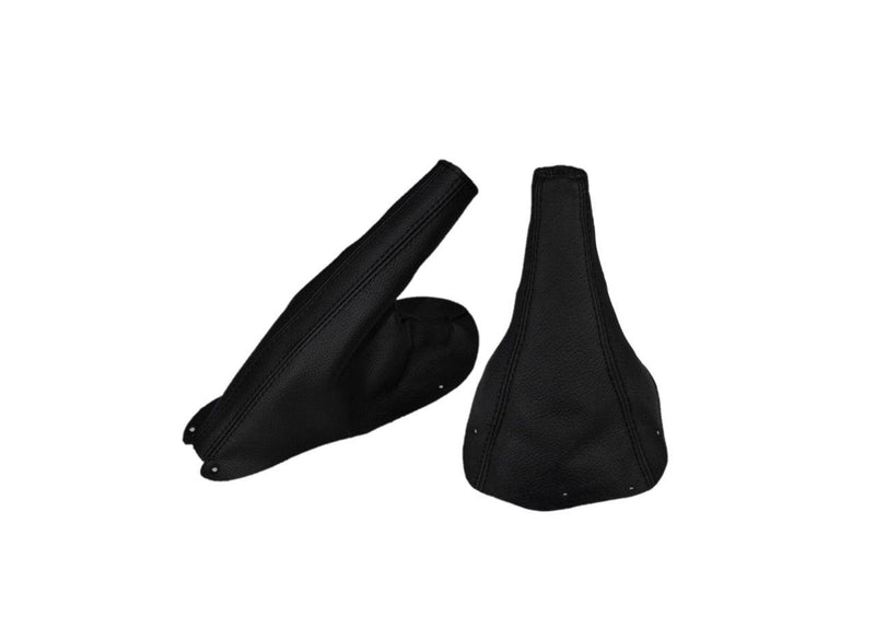1994-2004 Ford Mustang GT-2001 Bullitt Genuine Real Leather Shift & Parking Brake Boot Cover - Auto Seat Replacement
