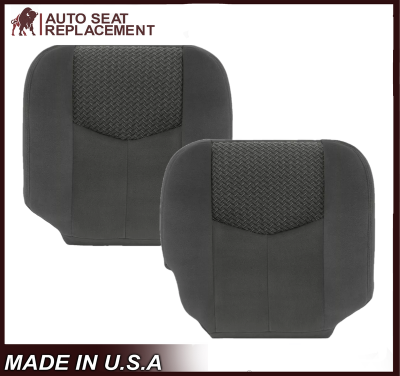 2003 2004 Chevy Avalanche 1500/2500 Replacement Cloth Seat Covers In Dark Gray