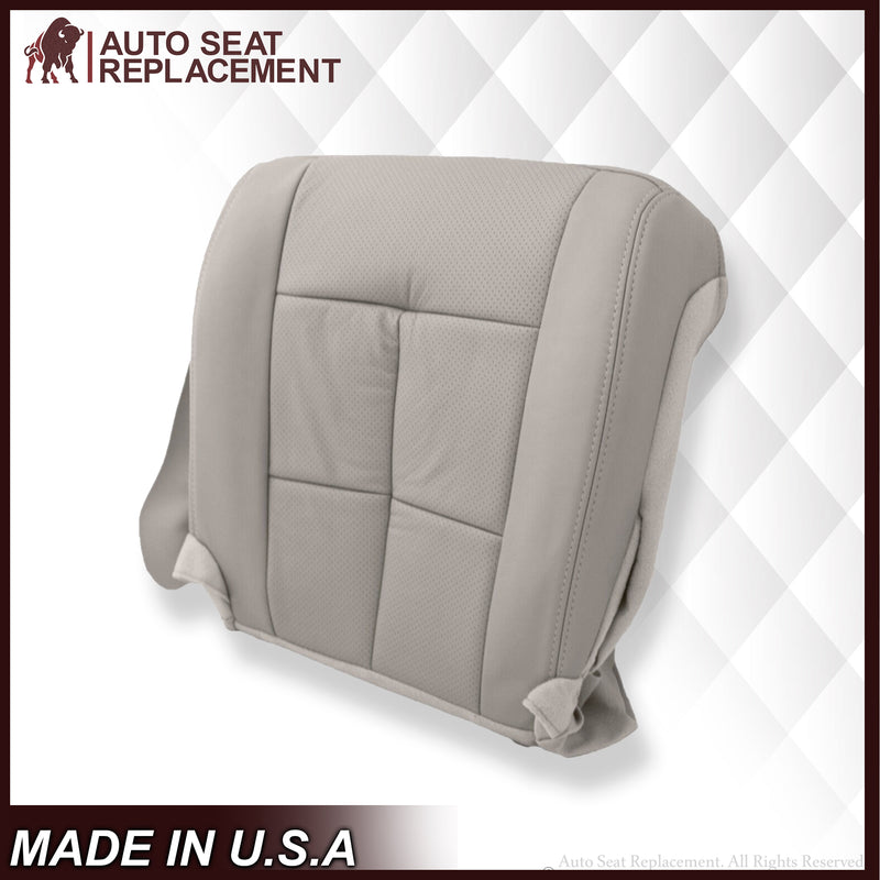 2007 2008 2009 2010 2011 2012 2013 2014 Lincoln Mark Bottom Seat Cover in Medium Light Stone Gray Leather or Vinyl