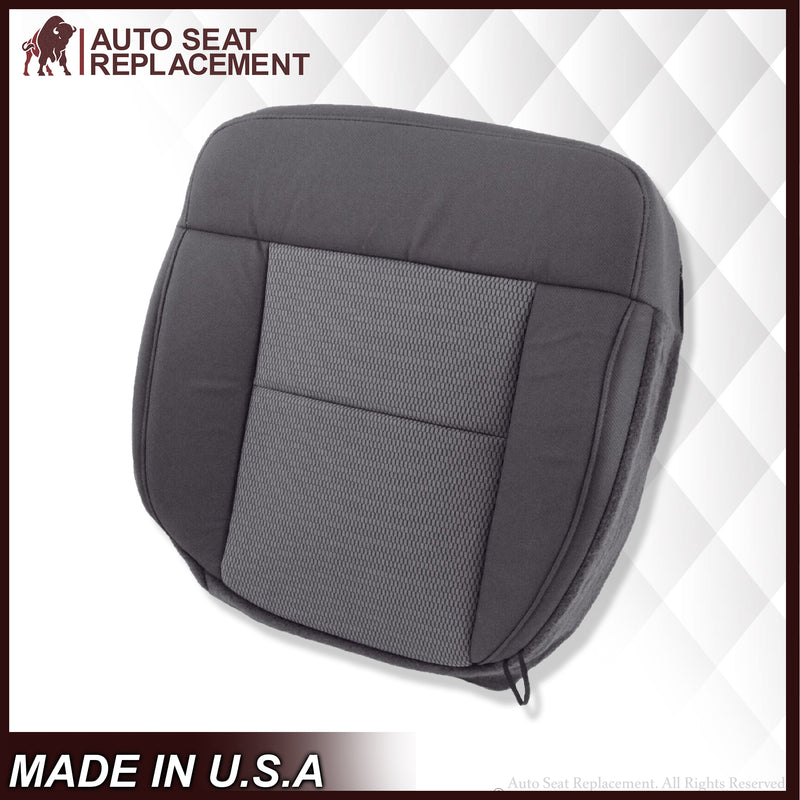 2004 2005 2006 Ford F150 XLT Bottom Seat Cover in Black & Gray Cloth