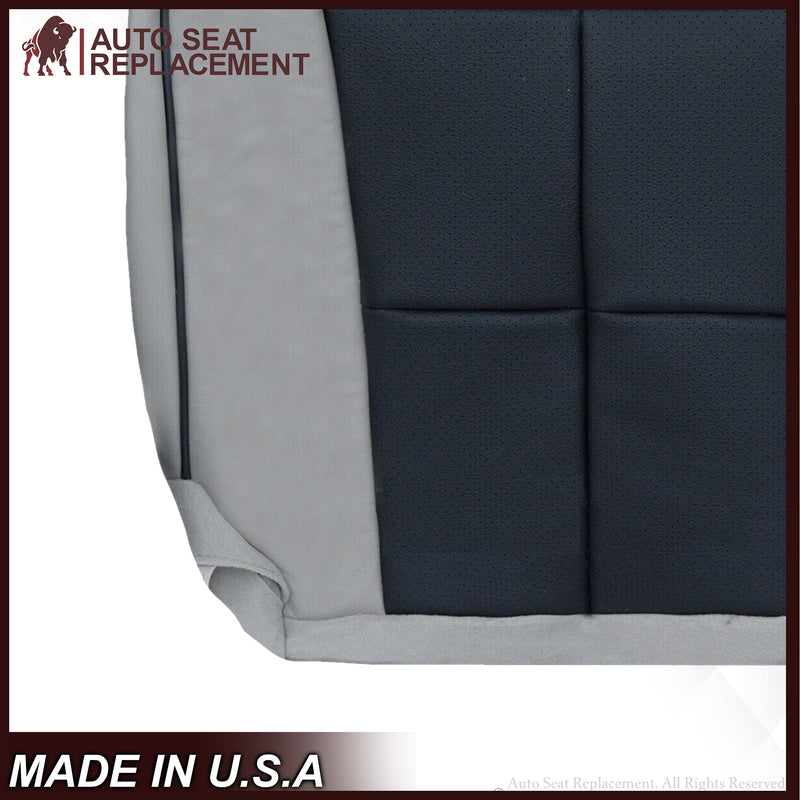 2007 2008 2009 2010 2011 2012 2013 2014 Lincoln Mark Bottom Seat Cover in Gray & Black Leather or Vinyl
