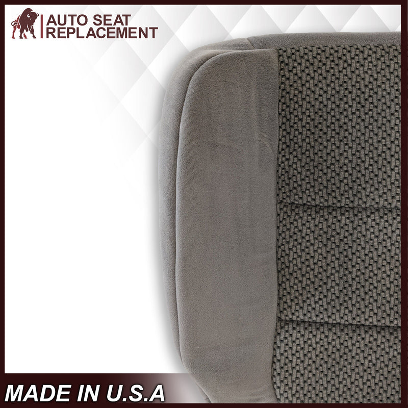 2001 Ford F250 F350 XLT Extended Quad Cab Gray Cloth Seat Cover