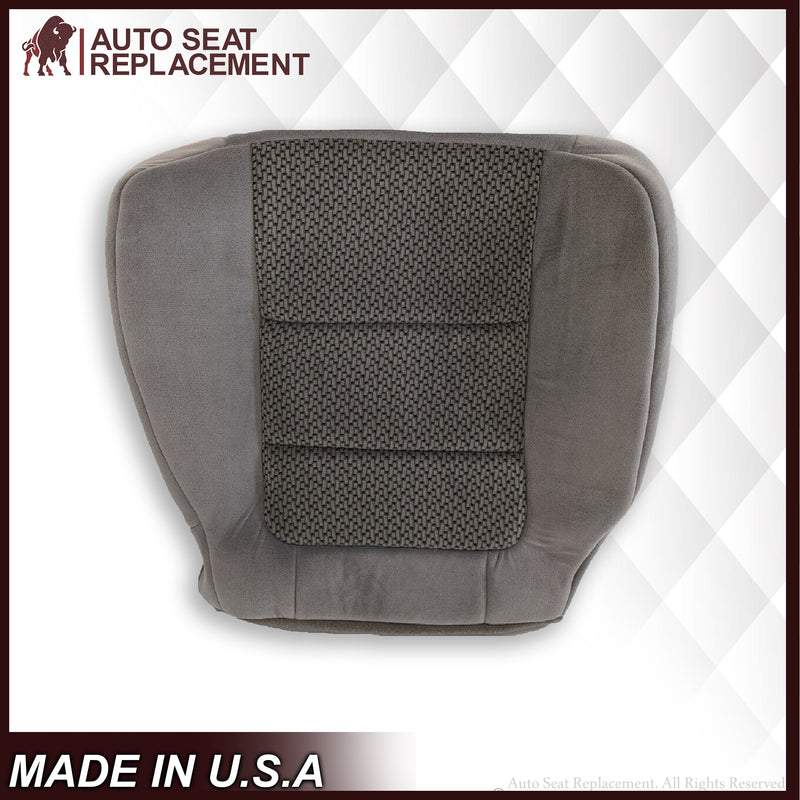 2001 Ford F250 F350 XLT Extended Quad Cab Gray Cloth Seat Cover