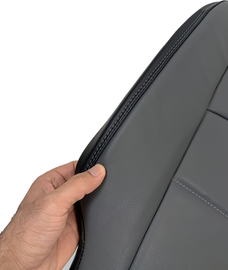 2019-2024 For Dodge Ram ST Driver or Passenger Bottom Leatherette (Synthetic Leather) Seat Cover In Diesel Gray - Auto Seat Replacement