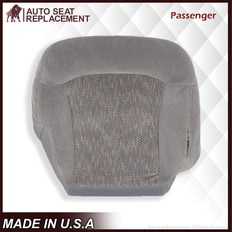 2000 2001 2002 Chevy Tahoe Suburban Bottom Seat Cover in Gray Cloth