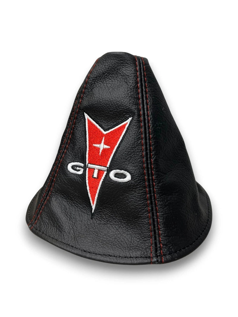Custom Embroidered Leather Shift Boot Cover for Pontiac GTO 2004 - 2006