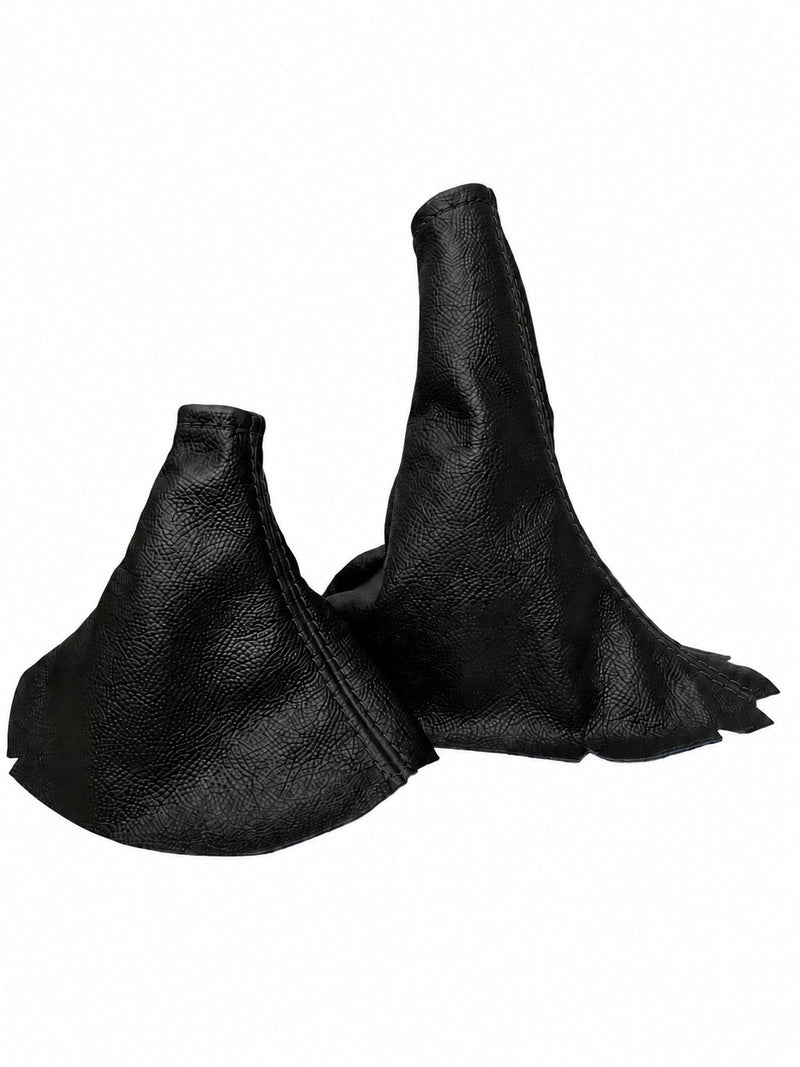 Leather Parking Brake & Shift Boot Cover For Ford Mustang GT 2015 2016 2017 2018 2019 - Auto Seat Replacement