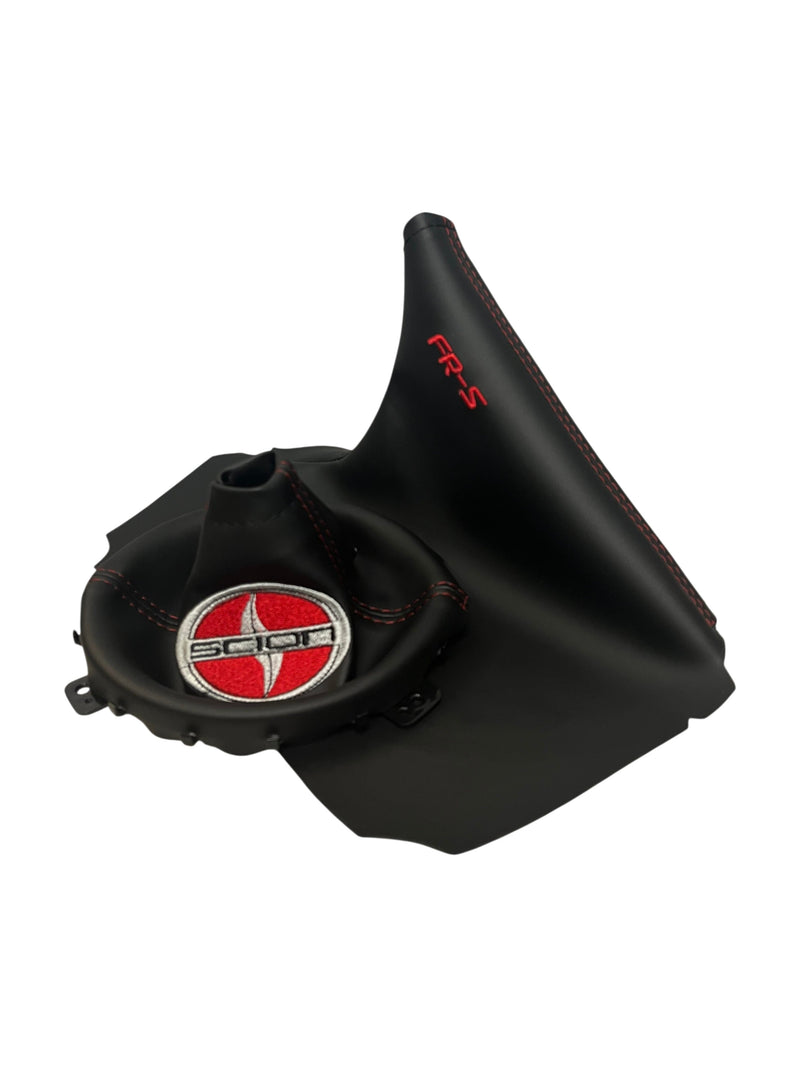 Manual Shift Ebrake Boot Cover Set With Custom Embroidery For Scion Frs Fr-s - Auto Seat Replacement