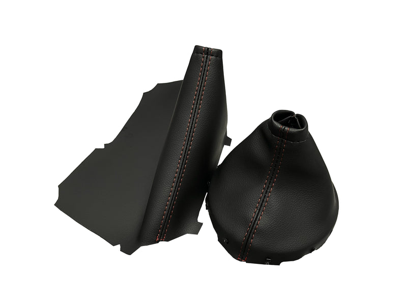 For 2012-2020 Subaru BRZ Genuine Leather MANUAL Handbrake & Shift Boot Cover - Auto Seat Replacement