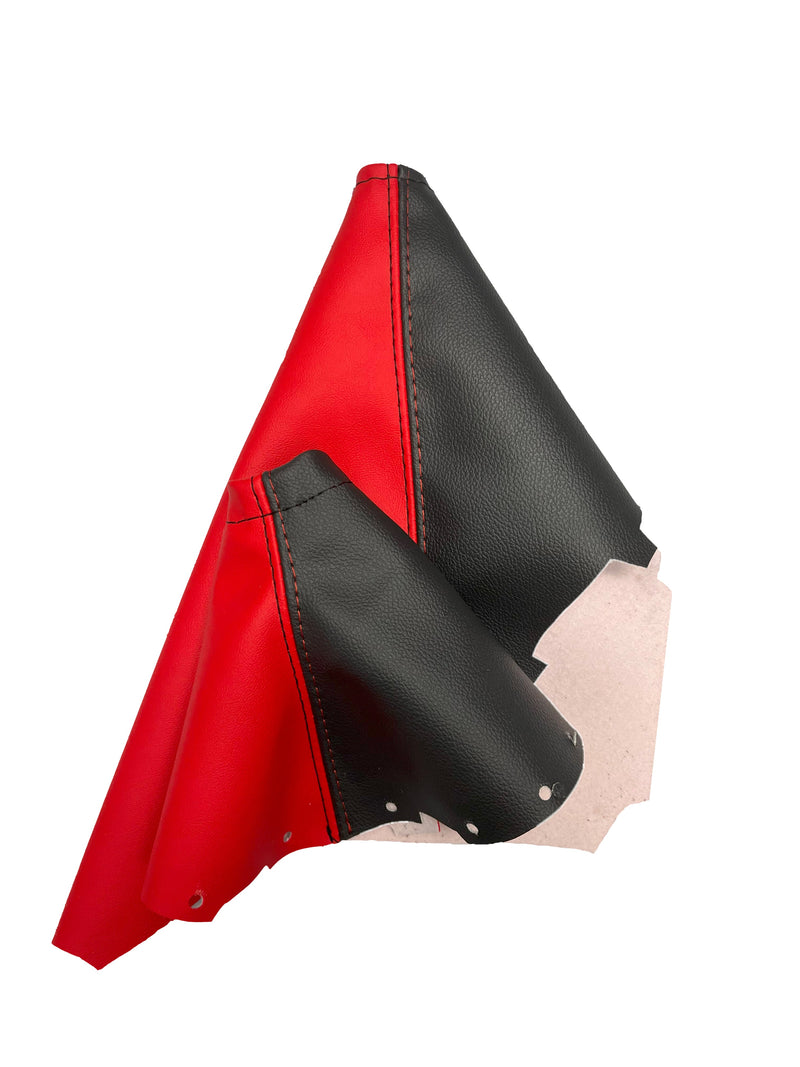 For 2012-2020 Subaru BRZ Genuine Leather MANUAL Handbrake & Shift Boot Cover - Auto Seat Replacement