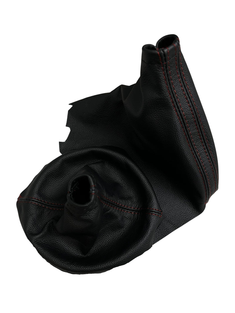 2017 - 2021 Subaru WRX Non STI Real Leather Shift and E-brake Boot Set - Auto Seat Replacement