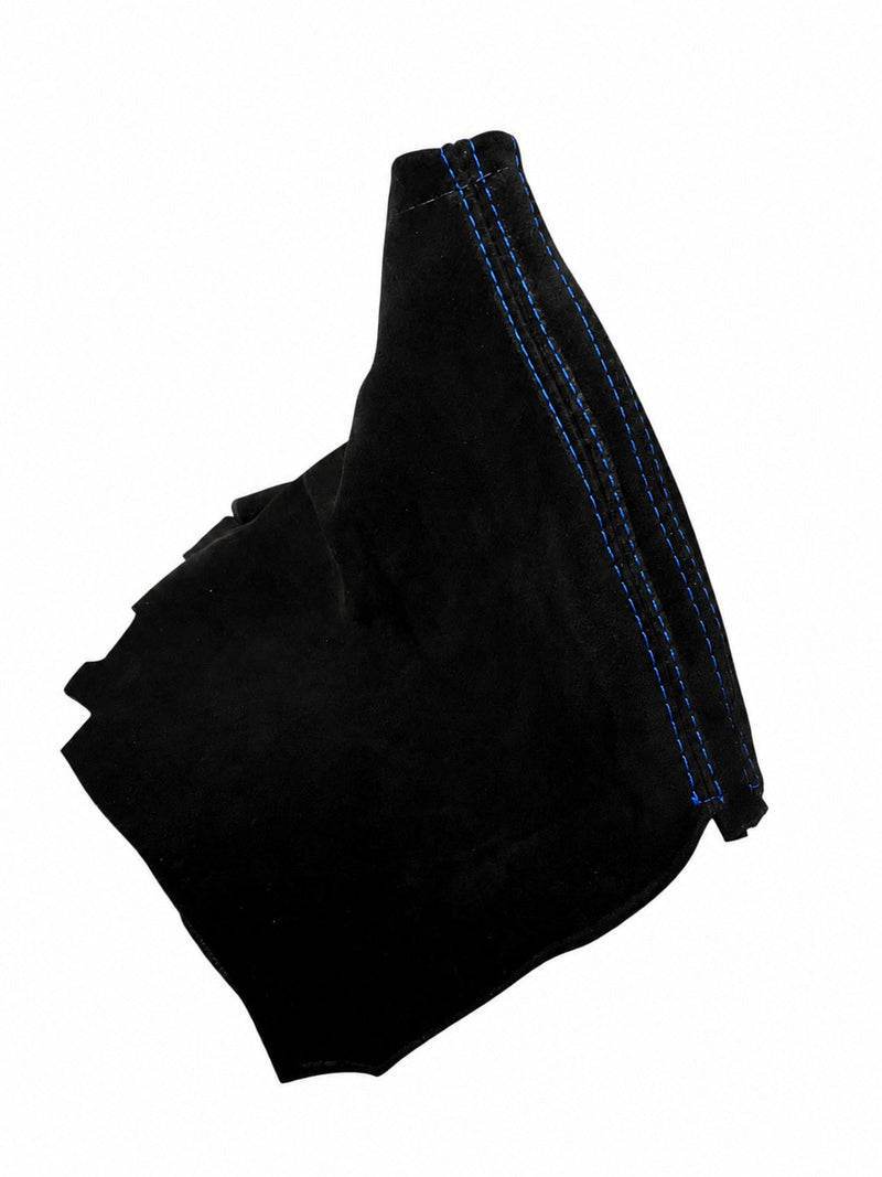 Black Suede Parking Brake & Shift Boot Cover For Subaru Impreza WRX Non-STI 2017-2021 - Auto Seat Replacement