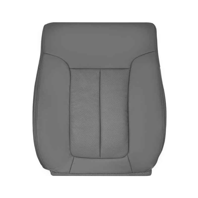 2009 - 2014 Ford F150 Lariat Crew Cab Perforated Replacement Seat Cover Steel Gray