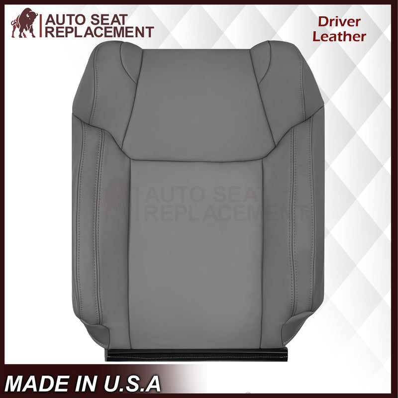 2014-2021 Toyota Tundra Work Truck Driver OR Passenger Side Replacement Leather OR Synthetic Leather Seat Cover: Graphite Gray