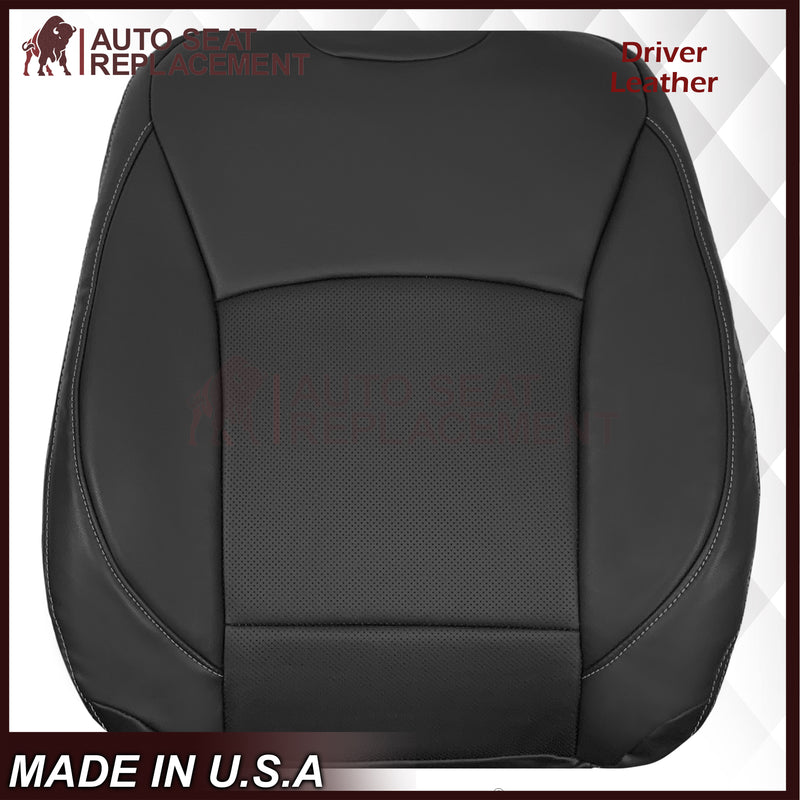 2015-2019 Subaru Outback LIMITED Replacement Leather Seat Covers: Perforated, Black - Auto Seat Replacement