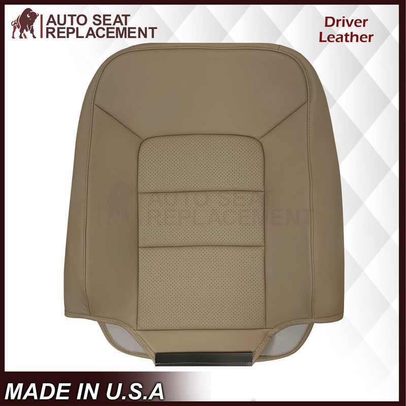 2005 2006 Ford Expedition Limited Perforated Tan Seat Covers: Choose Leather or Vinyl