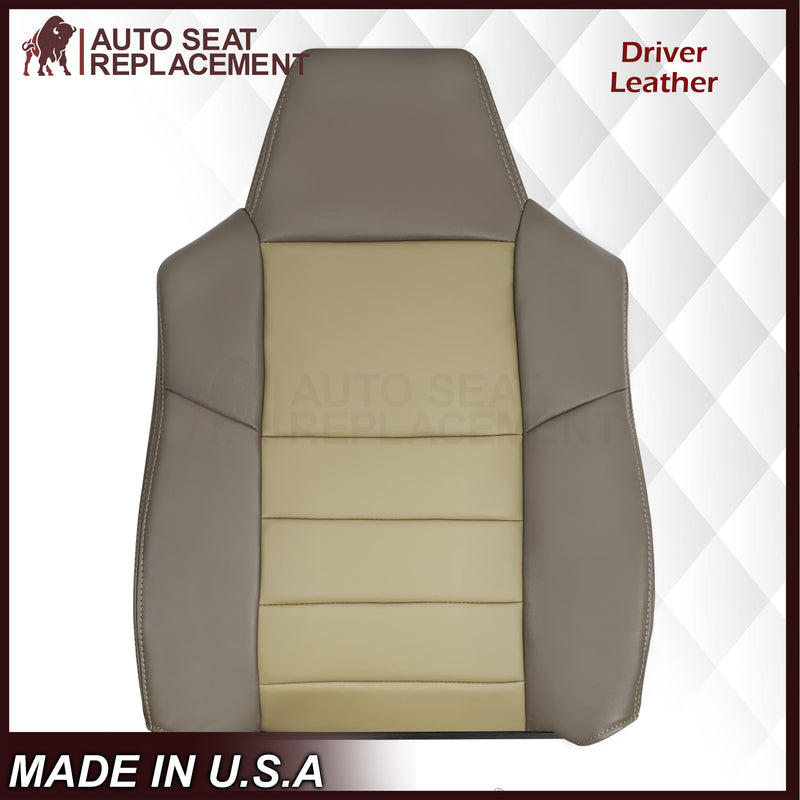 2002 - 2004 Ford Excursion Eddie Bauer Replacement Seat Covers 2 Tone Gray-Tan: Choose From Variations
