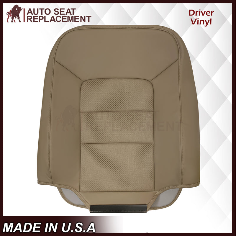 2005 2006 Ford Expedition Limited Perforated Tan Seat Covers: Choose Leather or Vinyl