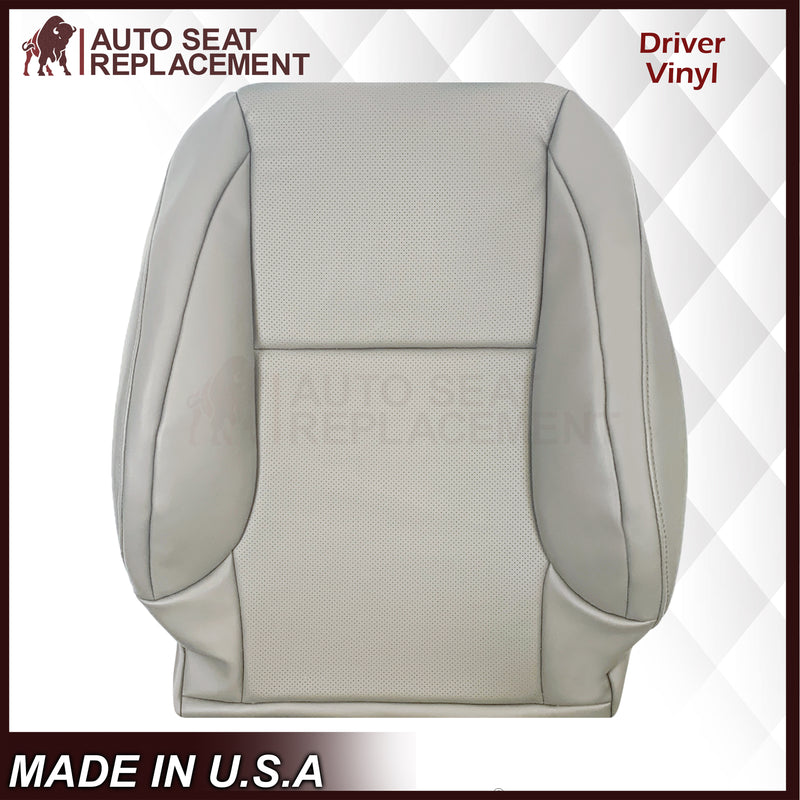 2010-2021 Lexus GX460 Replacement Perforated Synthetic Leather Seat Cover: Ecru “Off-White/Cream” Perforated