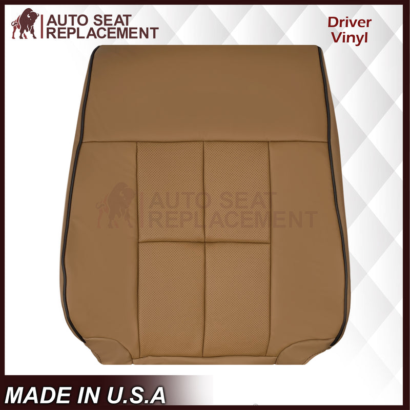 2011-2014 Lincoln Navigator Replacement Leather or Syn. Leather Seat Covers: Perforated, Canyon Tan