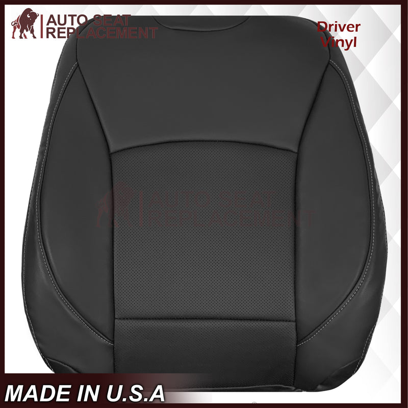 2015-2019 Subaru Outback LIMITED Replacement Leather Seat Covers: Perforated, Black - Auto Seat Replacement