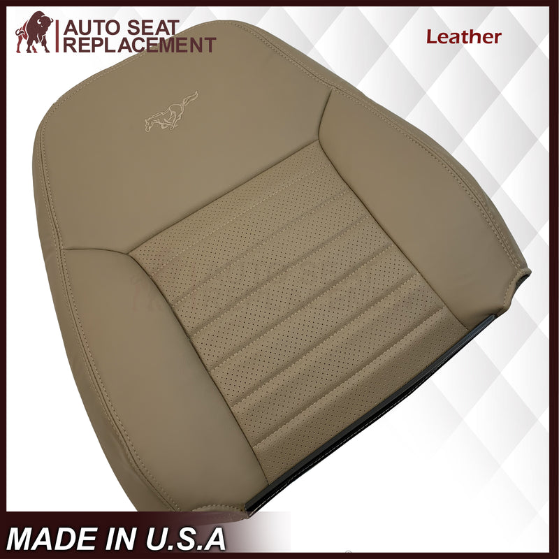 1999-2004 Ford Mustang GT Convertible in Medium Parchment Tan: Choose Genuine Leather OR Synthetic Leather