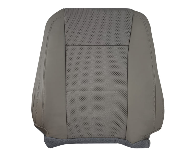 2015 - 2017 Ford F-150 Lariat Gray Replacement Seat Covers in Perforated Leather or Synthetic Leather - Auto Seat Replacement
